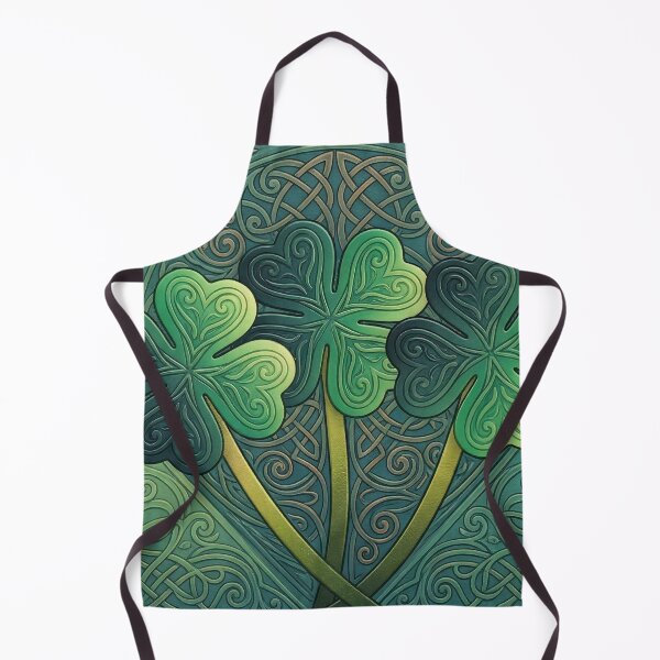 Item preview, Celtic Knot Lucky Shamrocks designed and sold by Gradient Concept.