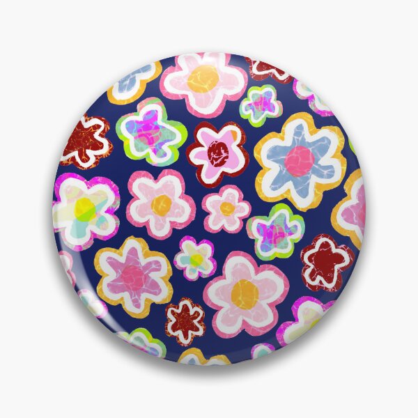 Item preview, Colorful Retro Flower Pattern - Cute Funky Floral Design designed and sold by OneLook.