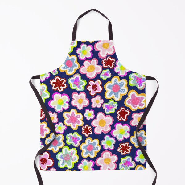 Item preview, Colorful Retro Flower Pattern - Cute Funky Floral Design designed and sold by OneLook.