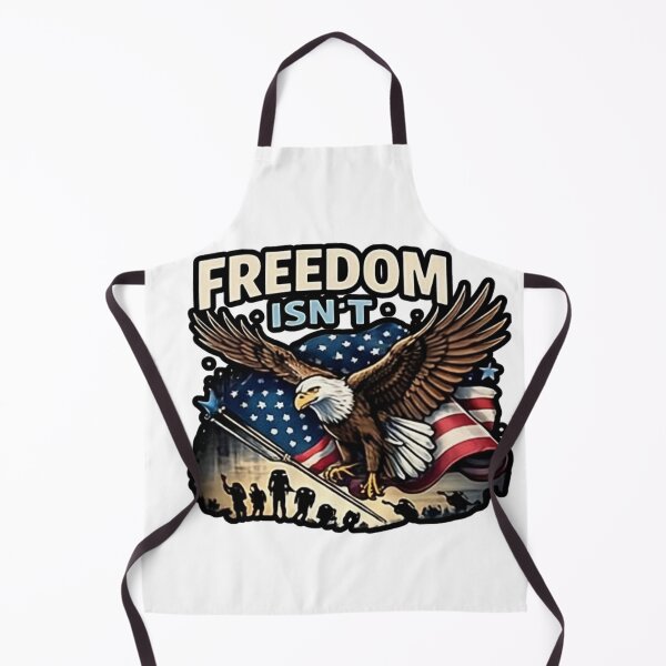 Item preview, Freedom Isn't Free – Patriotic Eagle Design designed and sold by Ladys-Gents.