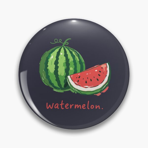 Item preview, Hand-Drawn Watermelon Slice – Minimal Organic Fruit Illustration designed and sold by KiwyStudio.