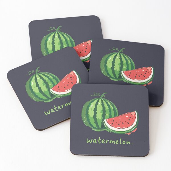Item preview, Hand-Drawn Watermelon Slice – Minimal Organic Fruit Illustration designed and sold by KiwyStudio.