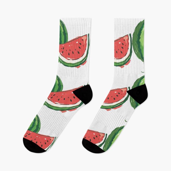 Item preview, Hand-Drawn Watermelon Slice – Minimal Organic Fruit Illustration designed and sold by KiwyStudio.