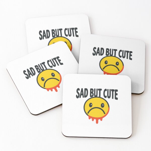 Item preview, Sad But Cute — Edgy Melting Sad Face Illustration | Yellow Drip Smiley Art designed and sold by Colorful-Garden.