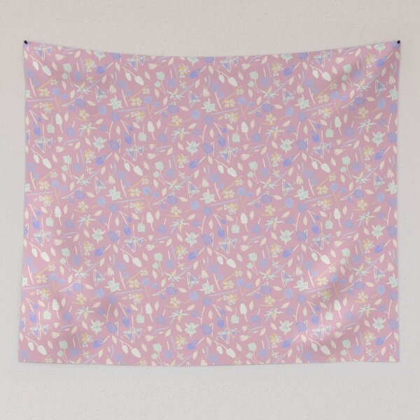 Item preview, Victoria wildflowers -  wildflower - Pink designed and sold by Stephanie Fiona Design.