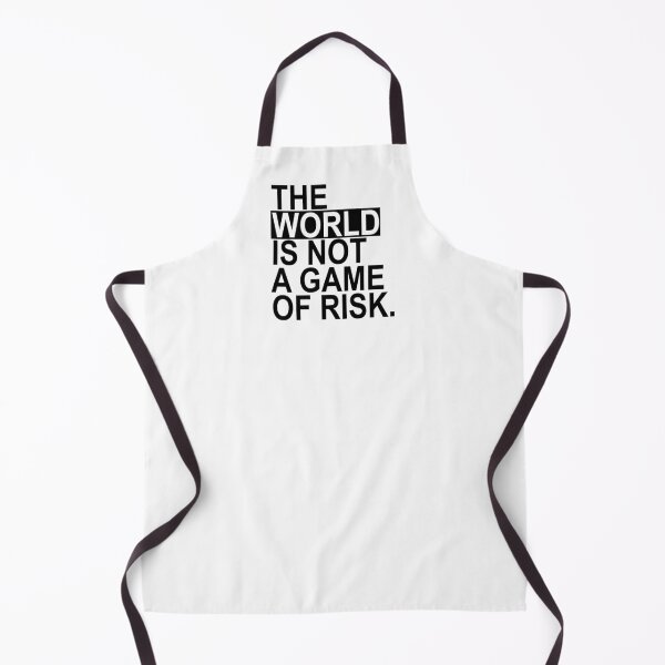 Item preview, The world is not a game of risk (black) designed and sold by Thelittlelord.