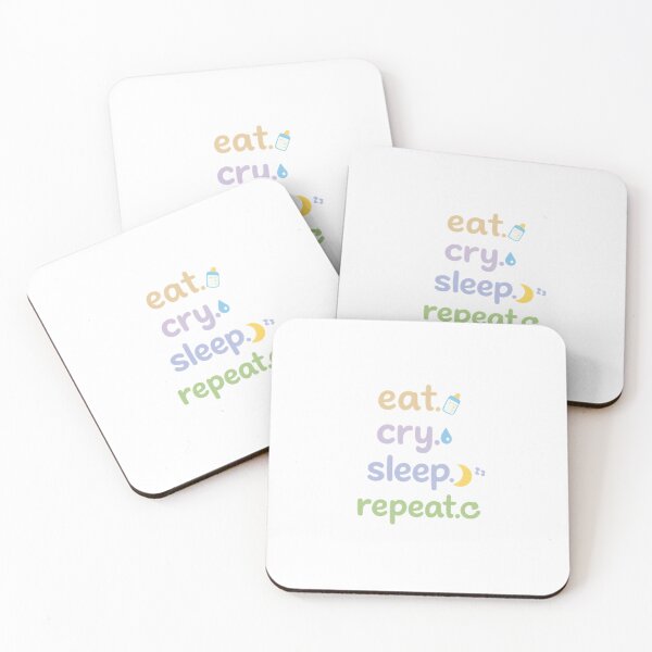 Item preview, baby-eat, cry, sleep, repeat designed and sold by Ronamii.