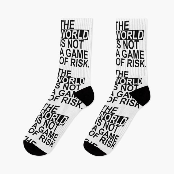 Item preview, The world is not a game of risk (black) designed and sold by Thelittlelord.