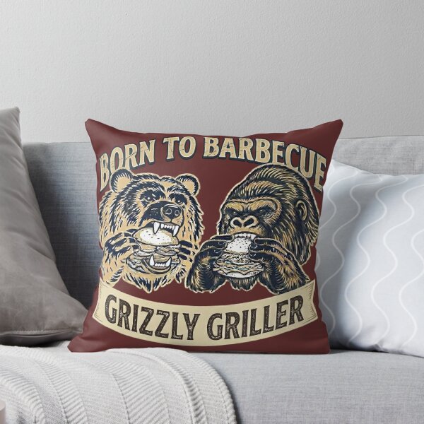 Item preview, Grizzly Griller - old school designed and sold by RuddyDoodles.