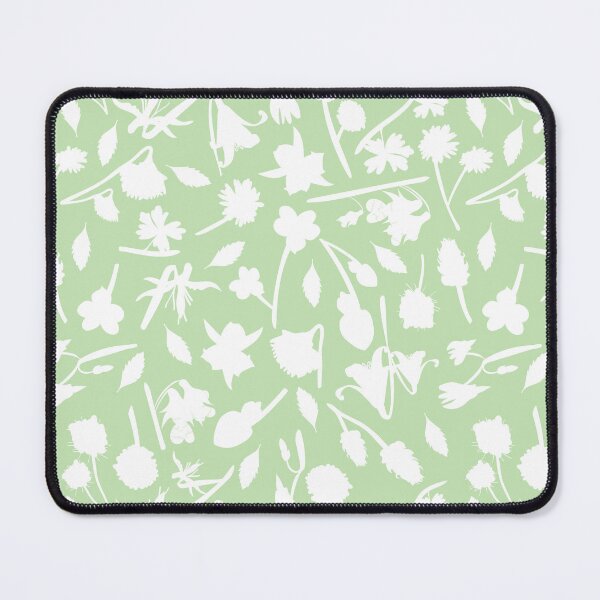 Item preview, Victoria Wildflowers Silhouette - wildflower - green designed and sold by Stephanie Fiona Design.