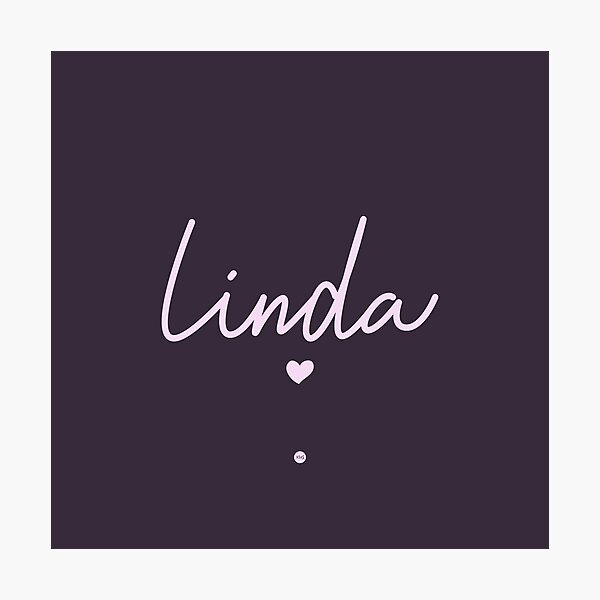 Item preview, Linda designed and sold by XUSRedbubble.