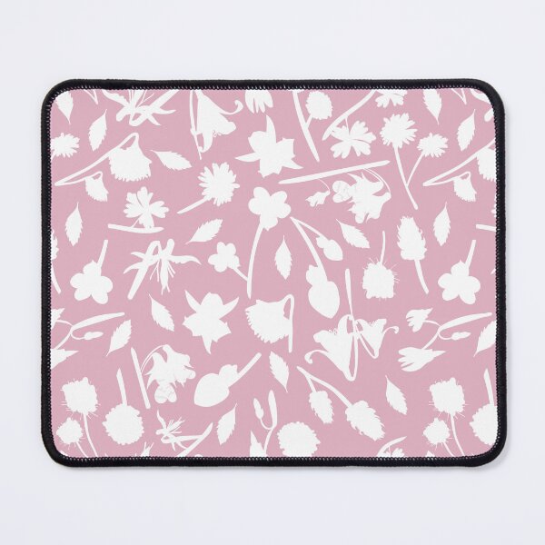 Item preview, Victoria Wildflowers Silhouette - wildflower - pink designed and sold by Stephanie Fiona Design.