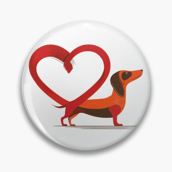 Item preview, Cute dog shows love with heart shape designed and sold by anytka.