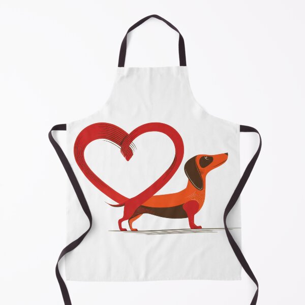 Item preview, Cute dog shows love with heart shape designed and sold by anytka.