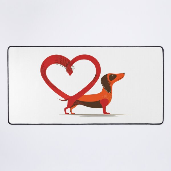 Item preview, Cute dog shows love with heart shape designed and sold by anytka.