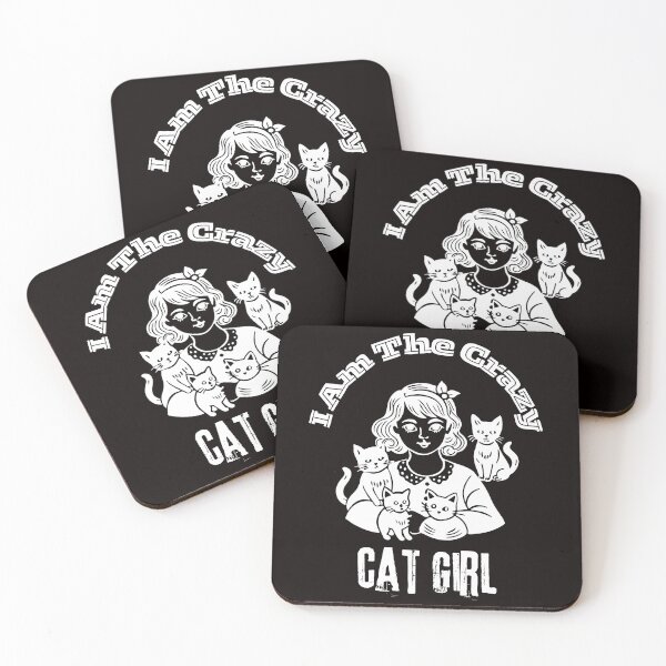 Item preview, I Am The Crazy Cat Girl. designed and sold by Dinasshop.