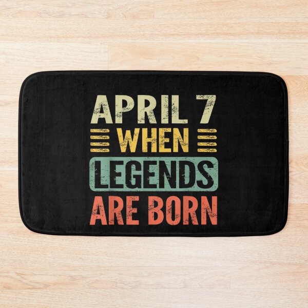Item preview, Legends are Born On April 7th Vintage Birthday Apr 7 designed and sold by Ali-printshop.