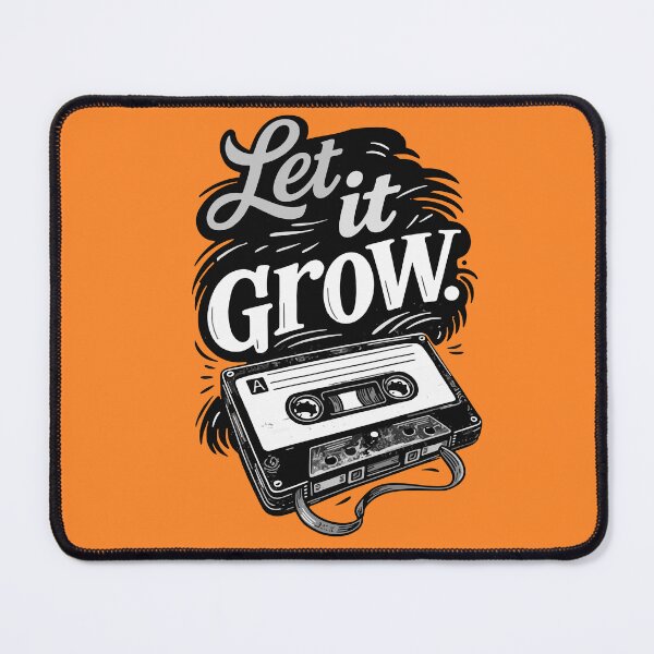 Item preview, Let It Grow – Vintage Cassette Vibes designed and sold by KiwyStudio.