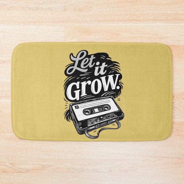 Item preview, Let It Grow – Vintage Cassette Vibes designed and sold by KiwyStudio.
