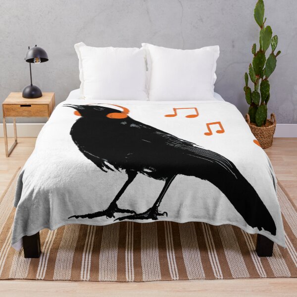 Item preview, Bird jams with headphones designed and sold by anytka.