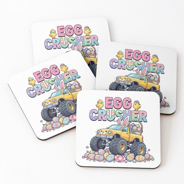 Item preview, Egg Crusher Monster Truck Easter Day Funny Cute Bunny Easter Eggs Chicks Boys Kids Easter Gift Classic T-Shirt designed and sold by AnnDesignStudio.