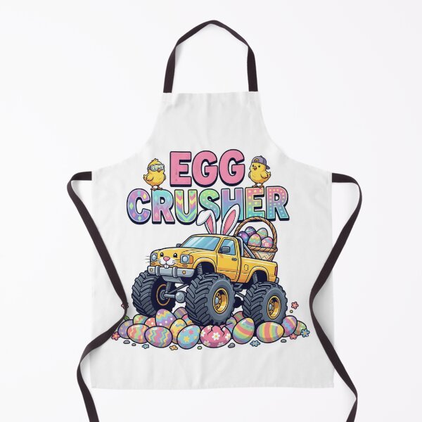 Item preview, Egg Crusher Monster Truck Easter Day Funny Cute Bunny Easter Eggs Chicks Boys Kids Easter Gift Classic T-Shirt designed and sold by AnnDesignStudio.