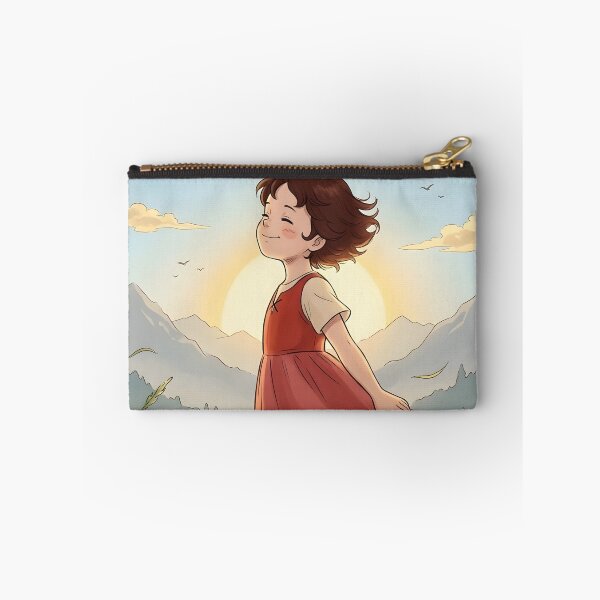 Item preview, Heidi on the Alpine Meadow – Where the Heart Feels Free designed and sold by VoidAnimeStudio.