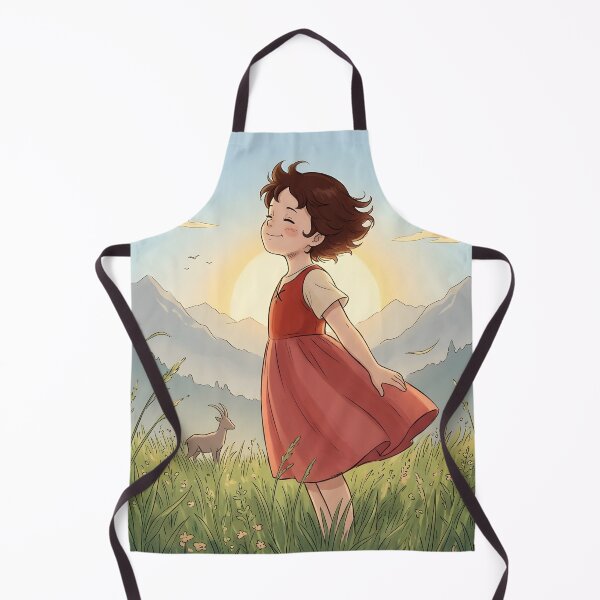 Item preview, Heidi on the Alpine Meadow – Where the Heart Feels Free designed and sold by VoidAnimeStudio.