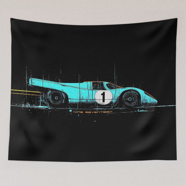 Item preview, 917 Race Car Side Sketch Illustration designed and sold by blackdogshop.