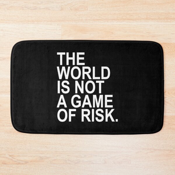 Item preview, The world is not a game of risk (white) designed and sold by Thelittlelord.