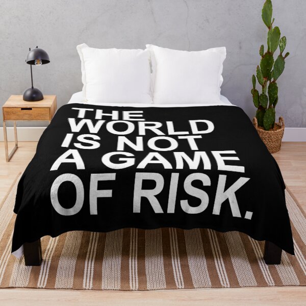Item preview, The world is not a game of risk (white) designed and sold by Thelittlelord.