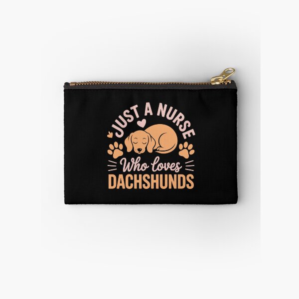 Item preview, Just a Nurse Who Loves Dachshunds designed and sold by jkrphoto.