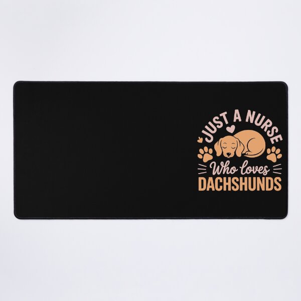 Item preview, Just a Nurse Who Loves Dachshunds designed and sold by jkrphoto.