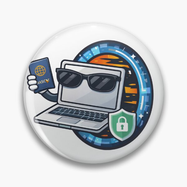 Item preview, Cyber Security Laptop VPN Privacy Digital Nomad Travel Design designed and sold by ZYNORAworld.