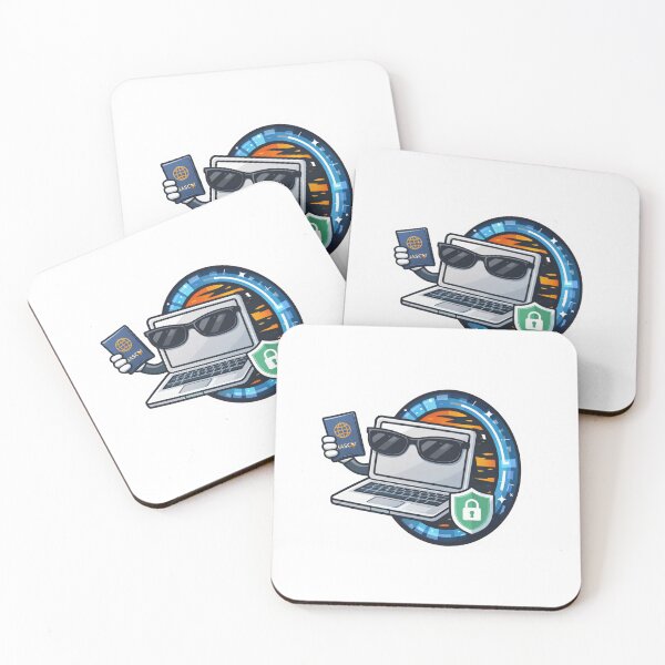 Item preview, Cyber Security Laptop VPN Privacy Digital Nomad Travel Design designed and sold by ZYNORAworld.