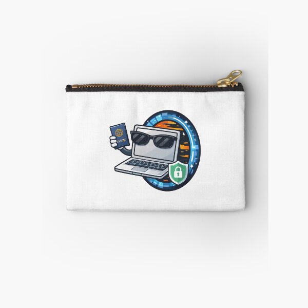Item preview, Cyber Security Laptop VPN Privacy Digital Nomad Travel Design designed and sold by ZYNORAworld.