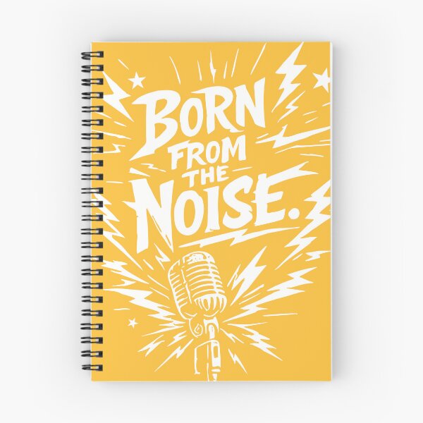 Item preview, Born from the Noise — Vintage Rock Statement Design designed and sold by KiwyStudio.