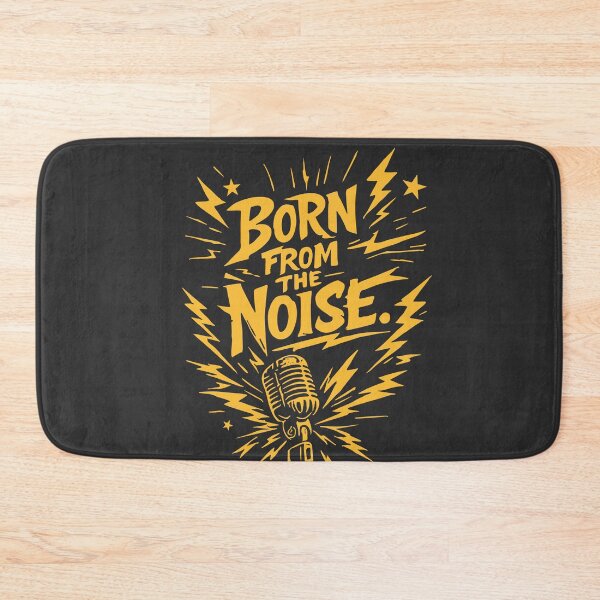 Item preview, Born from the Noise — Vintage Rock Statement Design designed and sold by KiwyStudio.