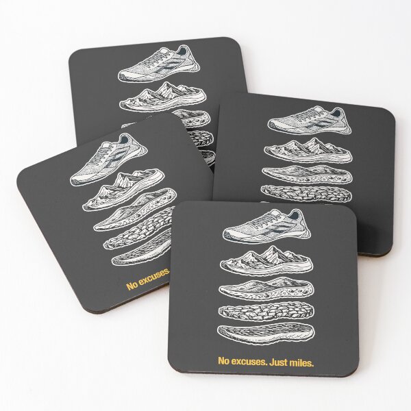 Item preview, No Excuses. Just Miles. designed and sold by KiwyStudio.