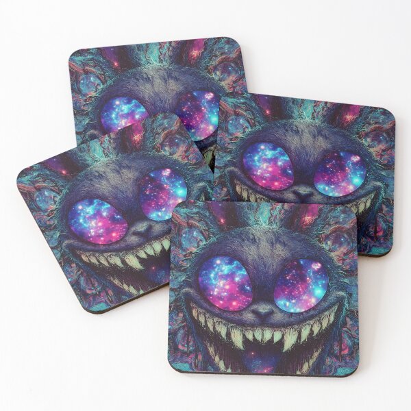 Item preview, Cursed Galaxy Easter Bunny – Cosmic Horror Psychedelic Dark Art designed and sold by DonaldWaltersxx.