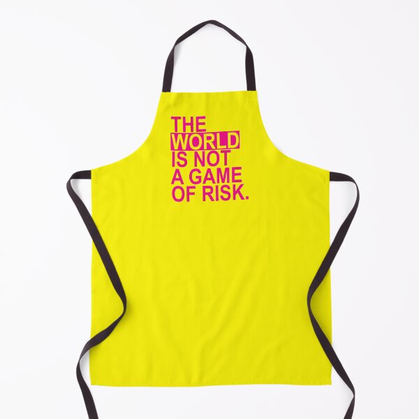 Item preview, The world is not a game of risk (hot pink) designed and sold by Thelittlelord.