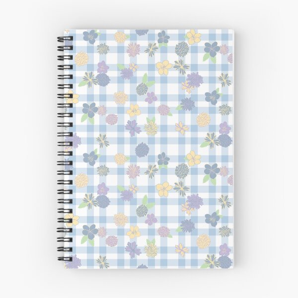 Item preview, Wildflower Plaid -  wildflower - Blue designed and sold by Stephanie Fiona Design.