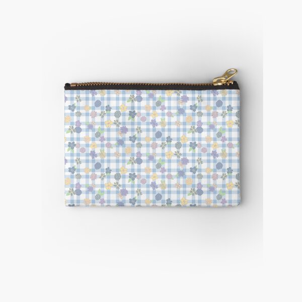 Item preview, Wildflower Plaid -  wildflower - Blue designed and sold by Stephanie Fiona Design.