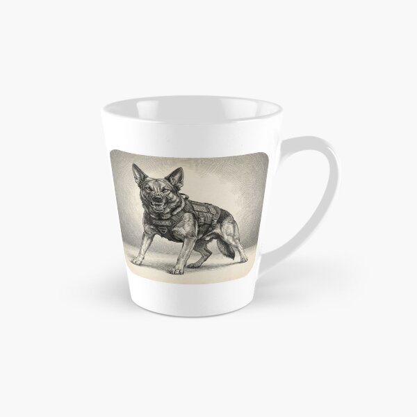Item preview, Police K9 Dog ready for action designed and sold by Jumbled Mind.