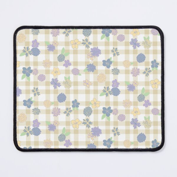 Item preview, Wildflower Plaid - wildflower - Gold designed and sold by Stephanie Fiona Design.