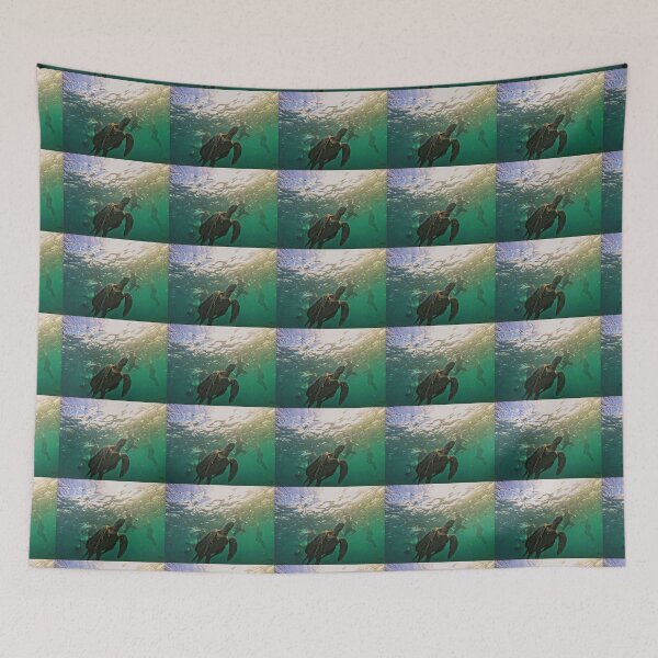Item preview, Swimming with turtle designed and sold by Agape88.