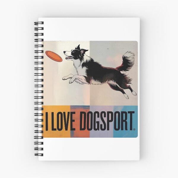 Item preview, I Love Dogsport – Border Collie Frisbee Dog Lover Design designed and sold by ArcticFoxStudio.