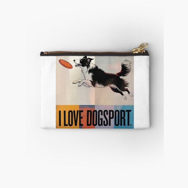 Item preview, I Love Dogsport – Border Collie Frisbee Dog Lover Design designed and sold by ArcticFoxStudio.