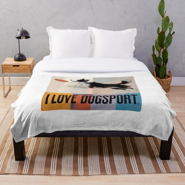 Item preview, I Love Dogsport – Border Collie Frisbee Dog Lover Design designed and sold by ArcticFoxStudio.