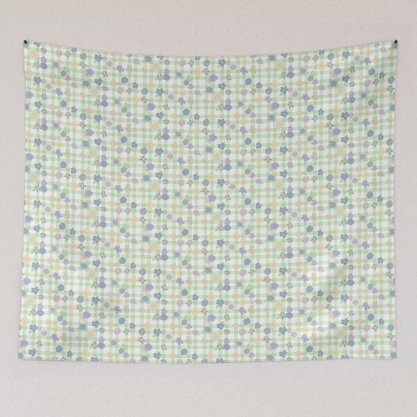 Item preview, Wildflower Plaid  wildflower - - green designed and sold by Stephanie Fiona Design.
